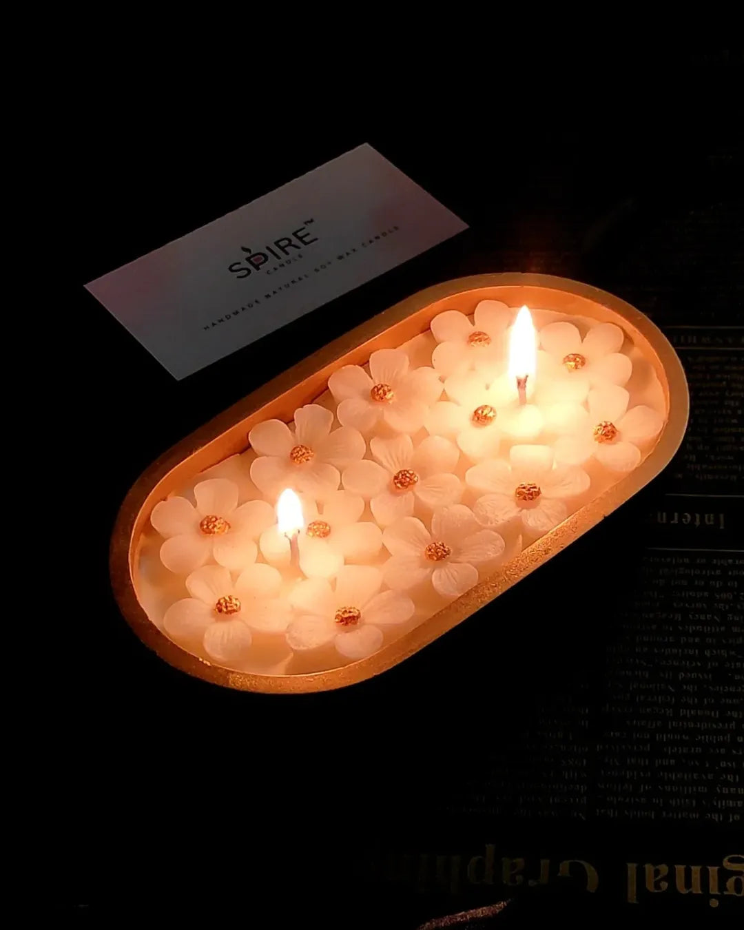 Concrete Jar Flower Candle