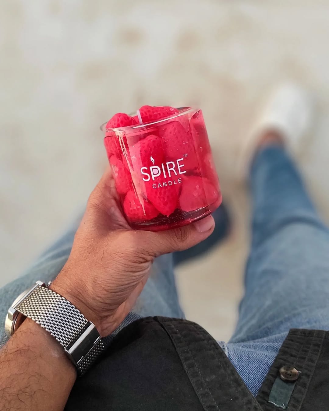 Strawberry Candle