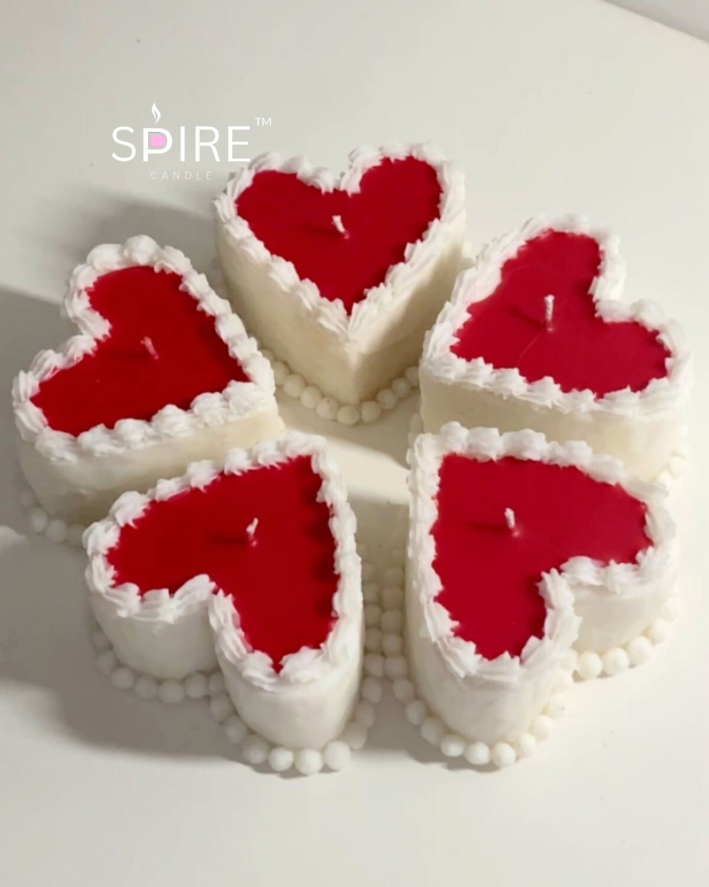 Heart Cake candle