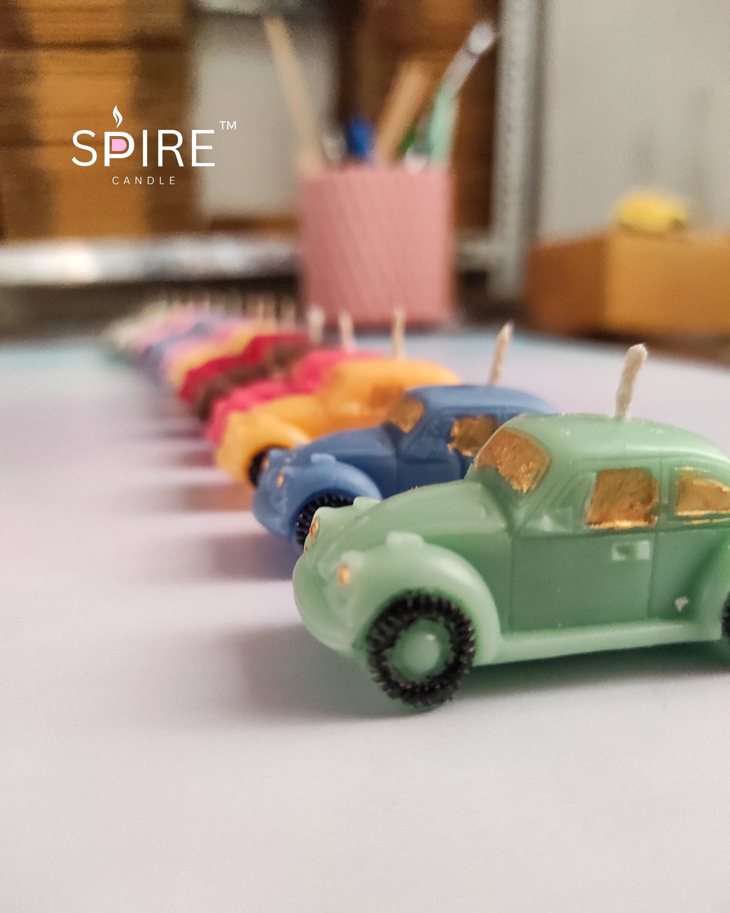 Vintage Car candle