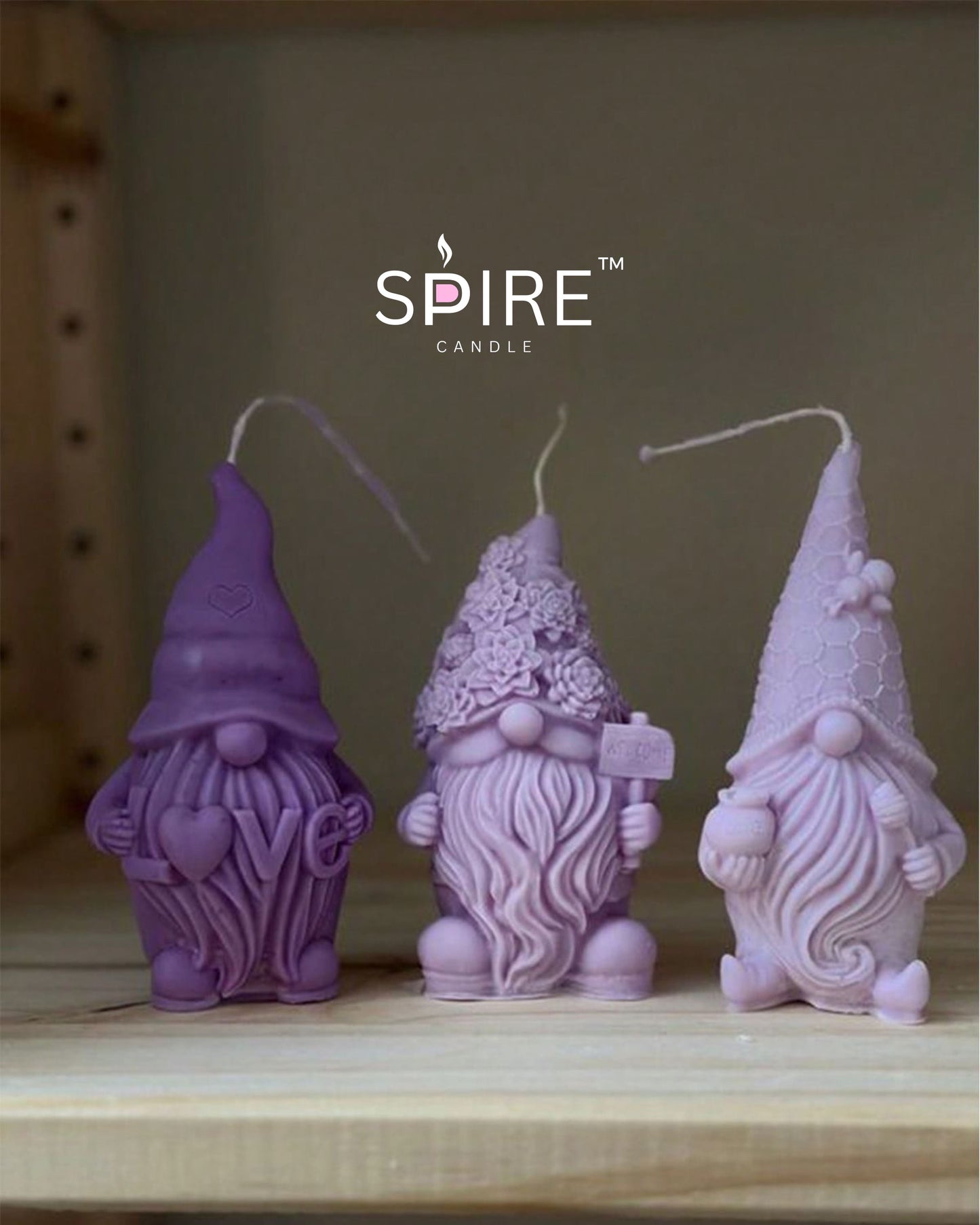 2 Gnome Candles