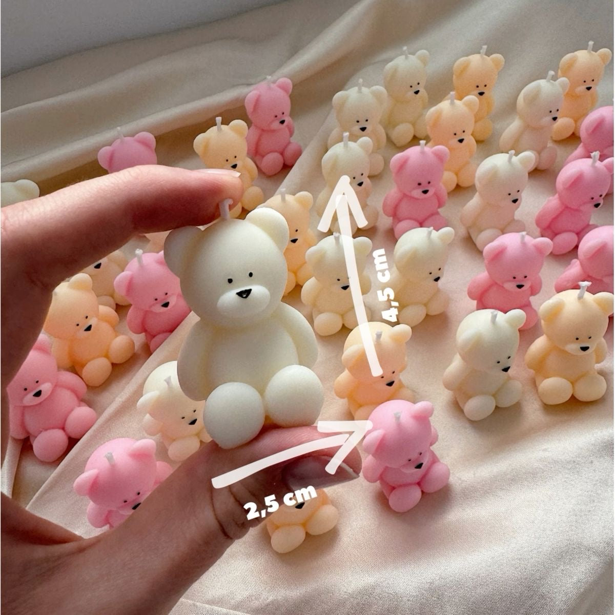 Small Teddy Candle