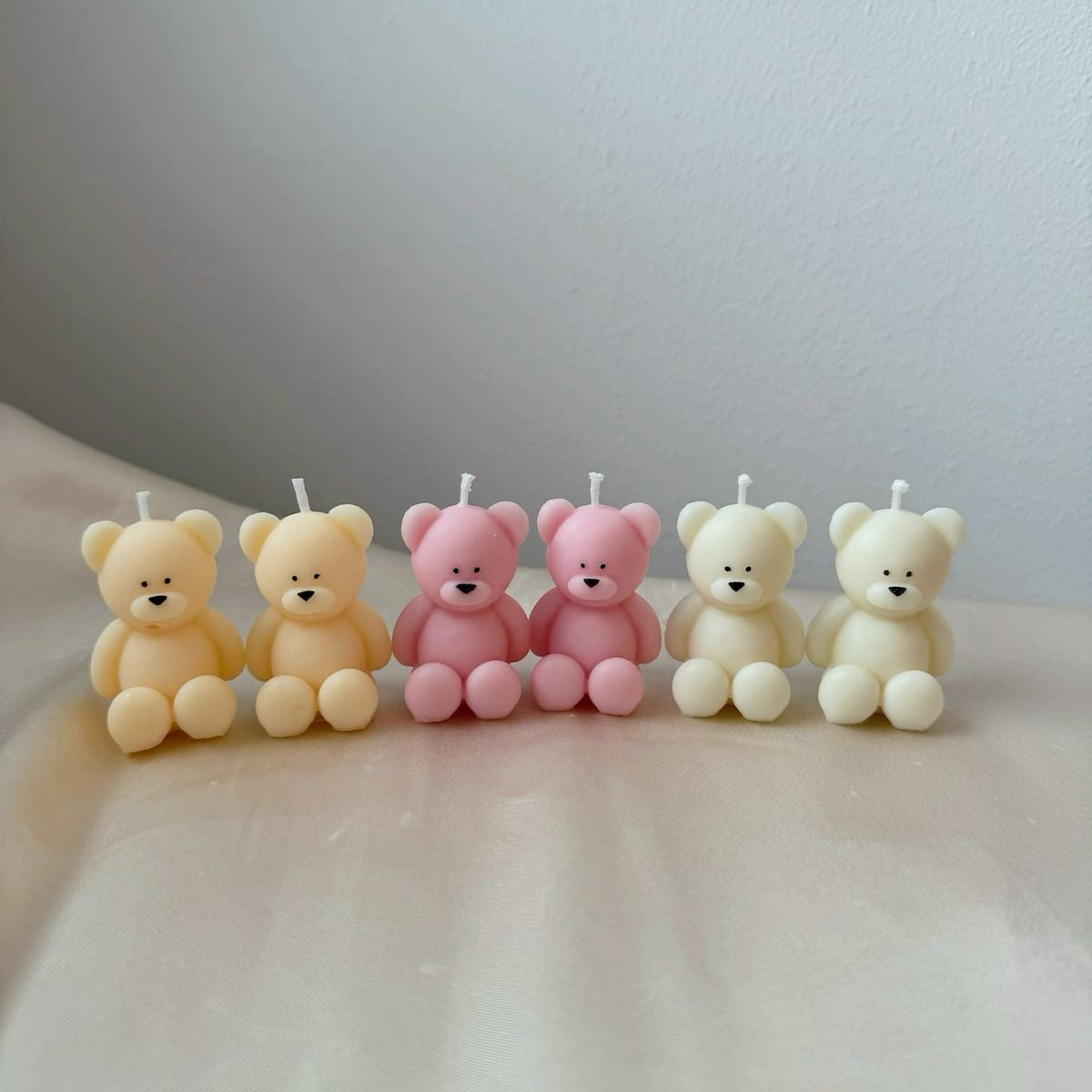 Small Teddy Candle