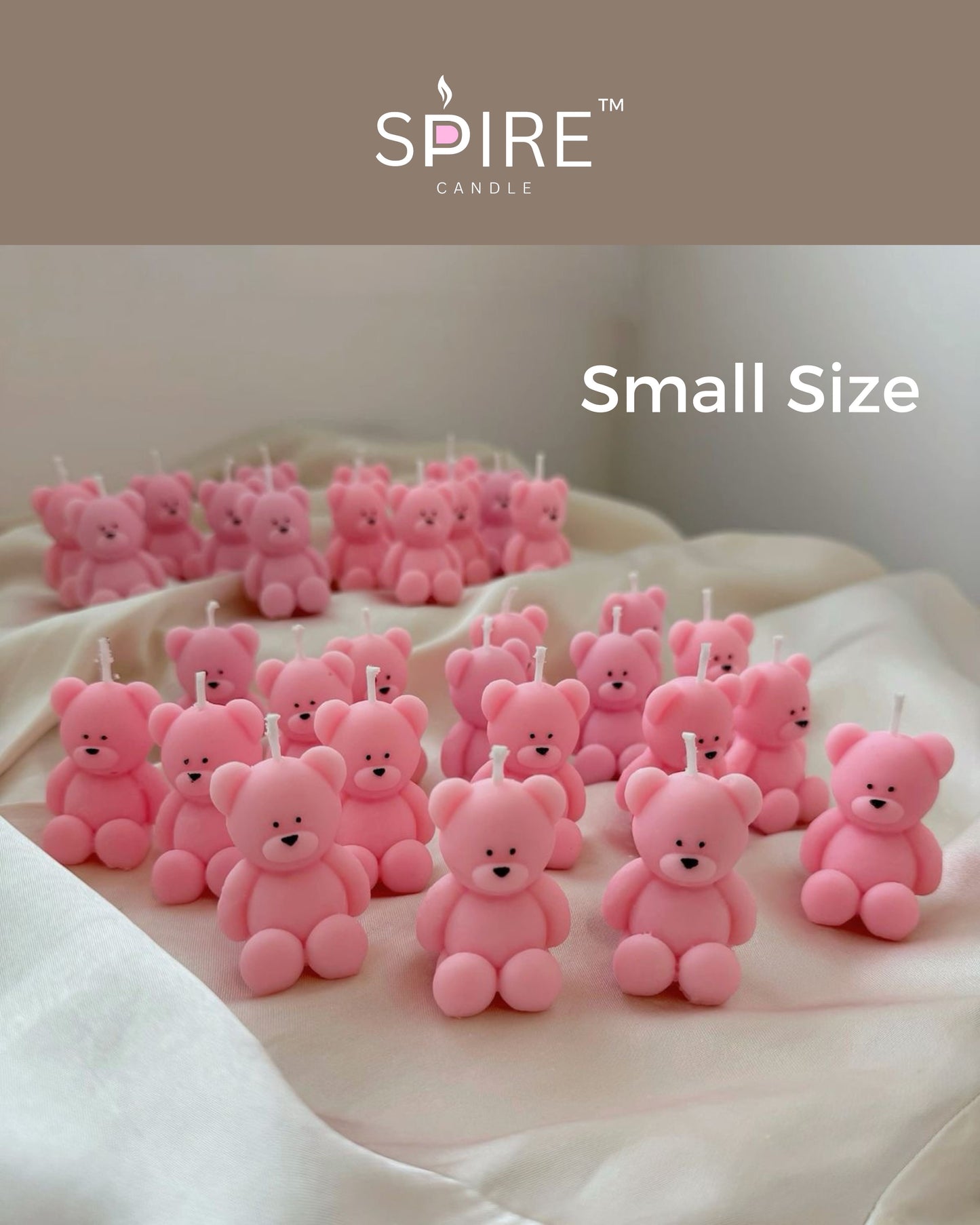 Small Teddy Candle