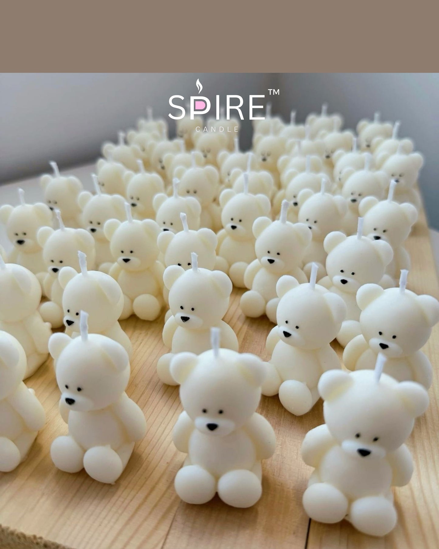 Small Teddy Candle