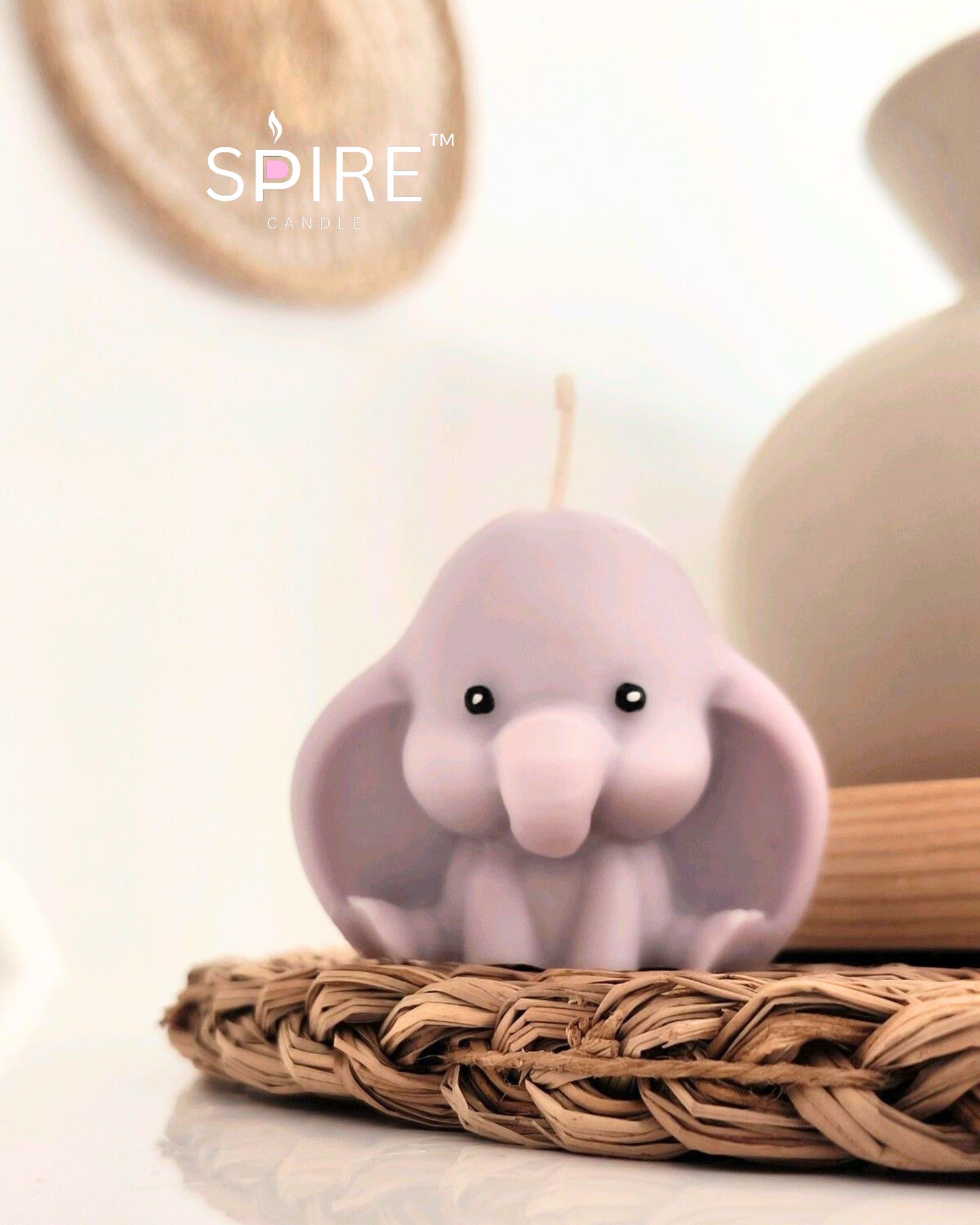 Baby Elephant Candle