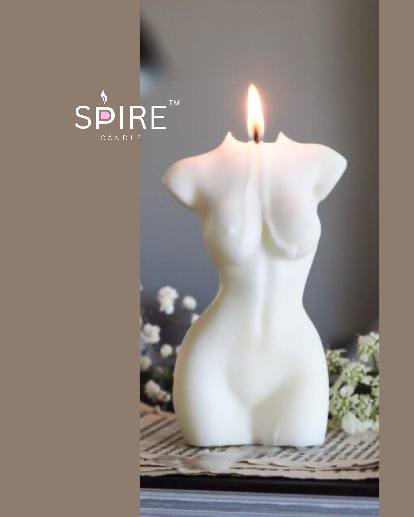 Lady Figure Candle