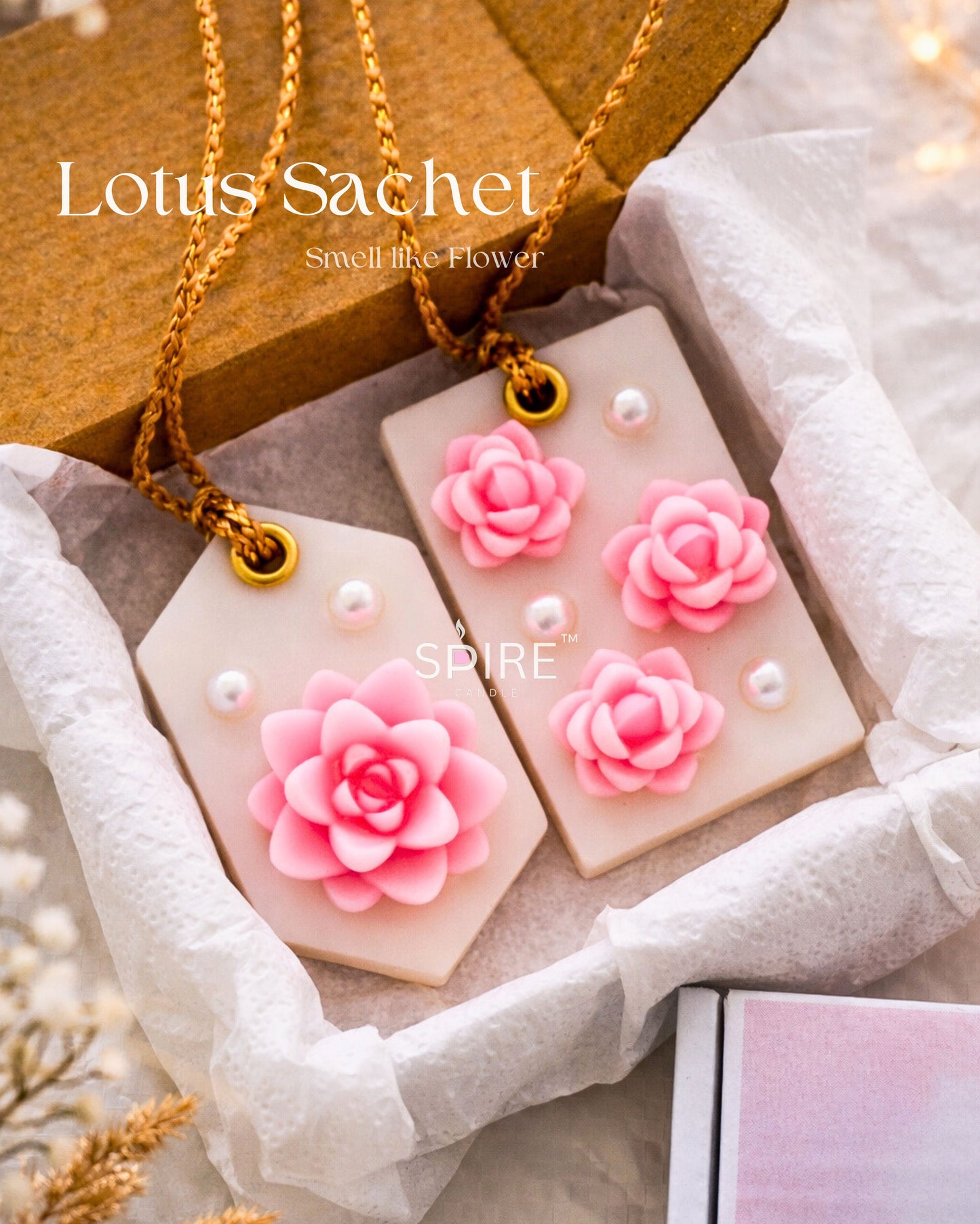 Lotus Wax Sachets(Pack of 2)