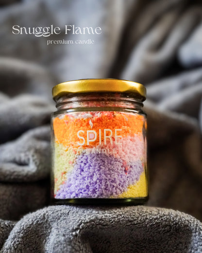 Snuggle Flame candle (Look like woolen) - 200 ml