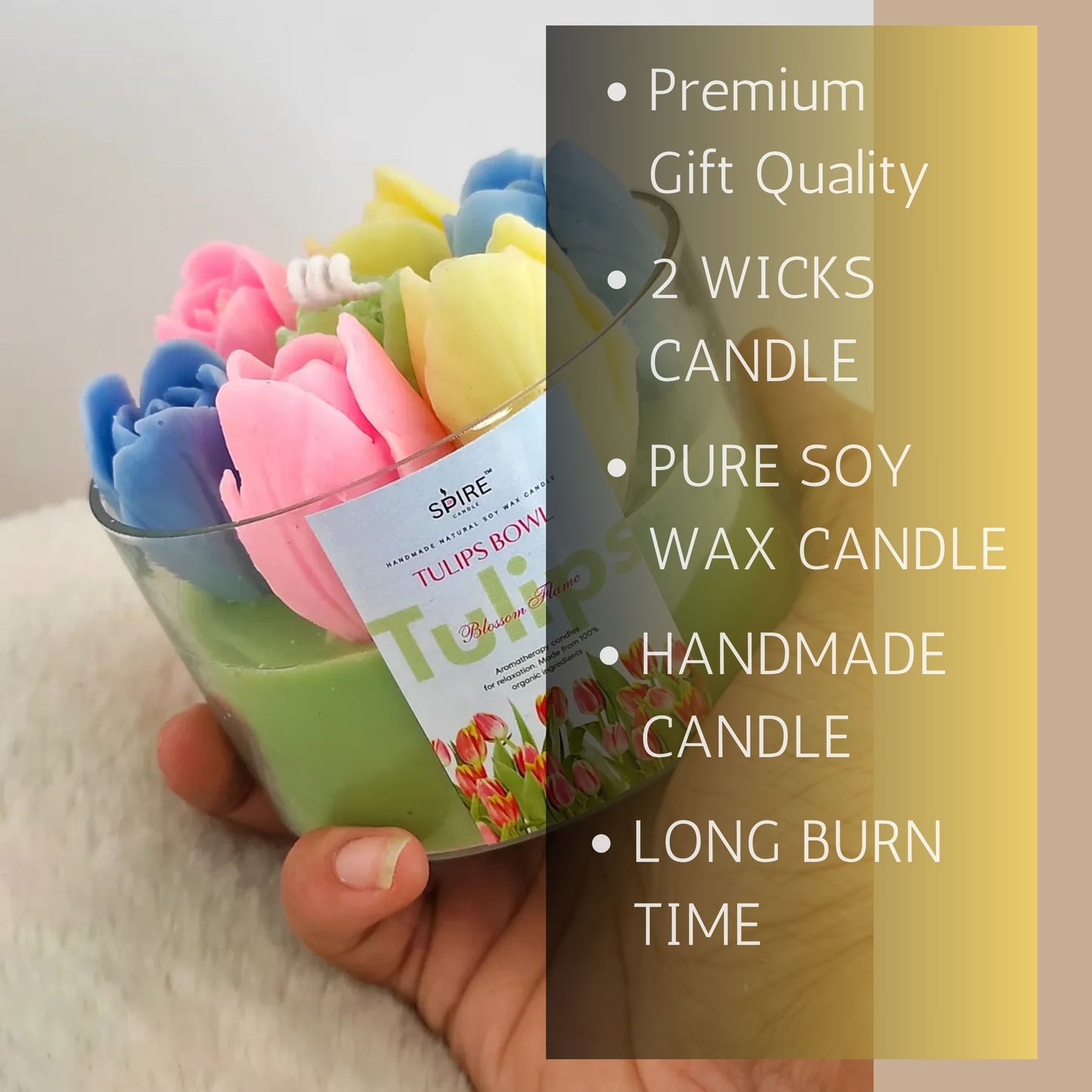 Tulip Jar Candle