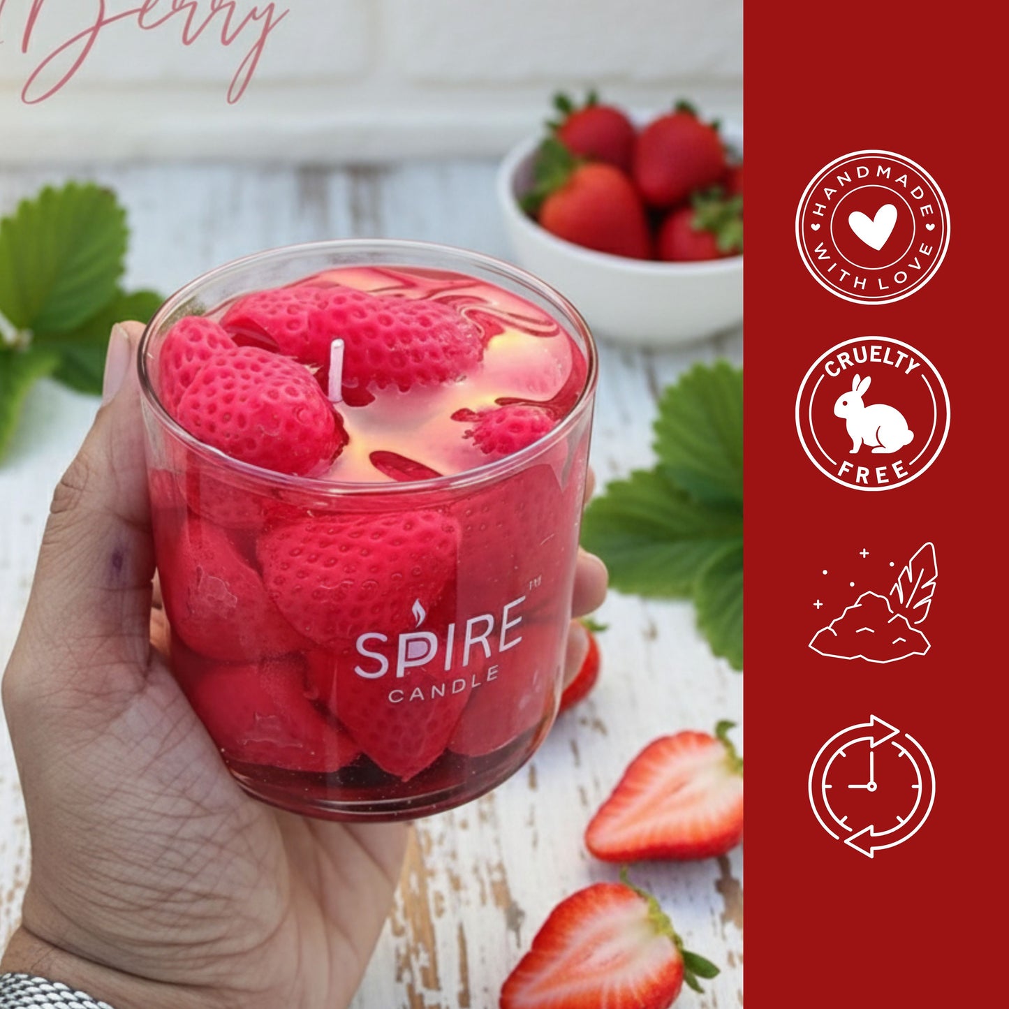Strawberry Candle