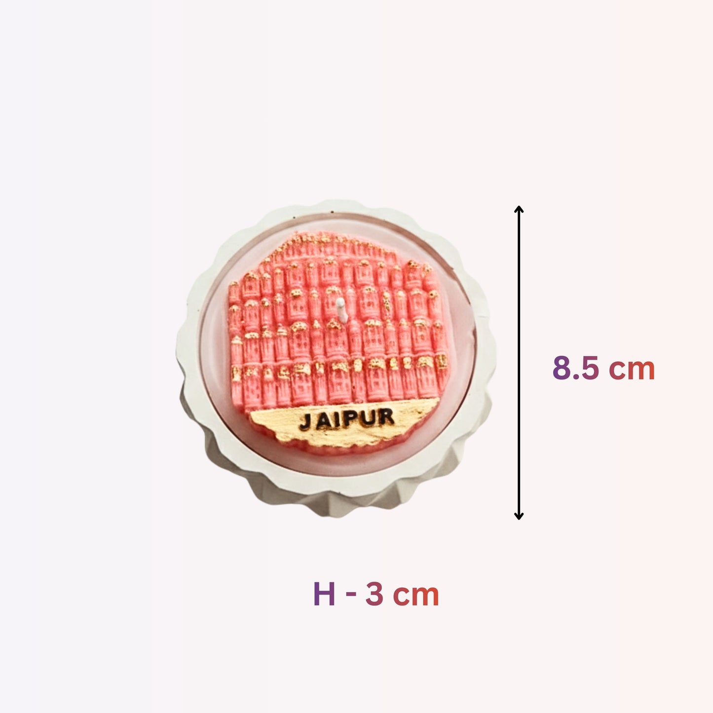 JAIPUR HAWAMAHAL CONCRETE JAR CANDLE | JAIPUR EDITION | SOY WAX SCENTED CANDLE | LAVENDER SCENTED