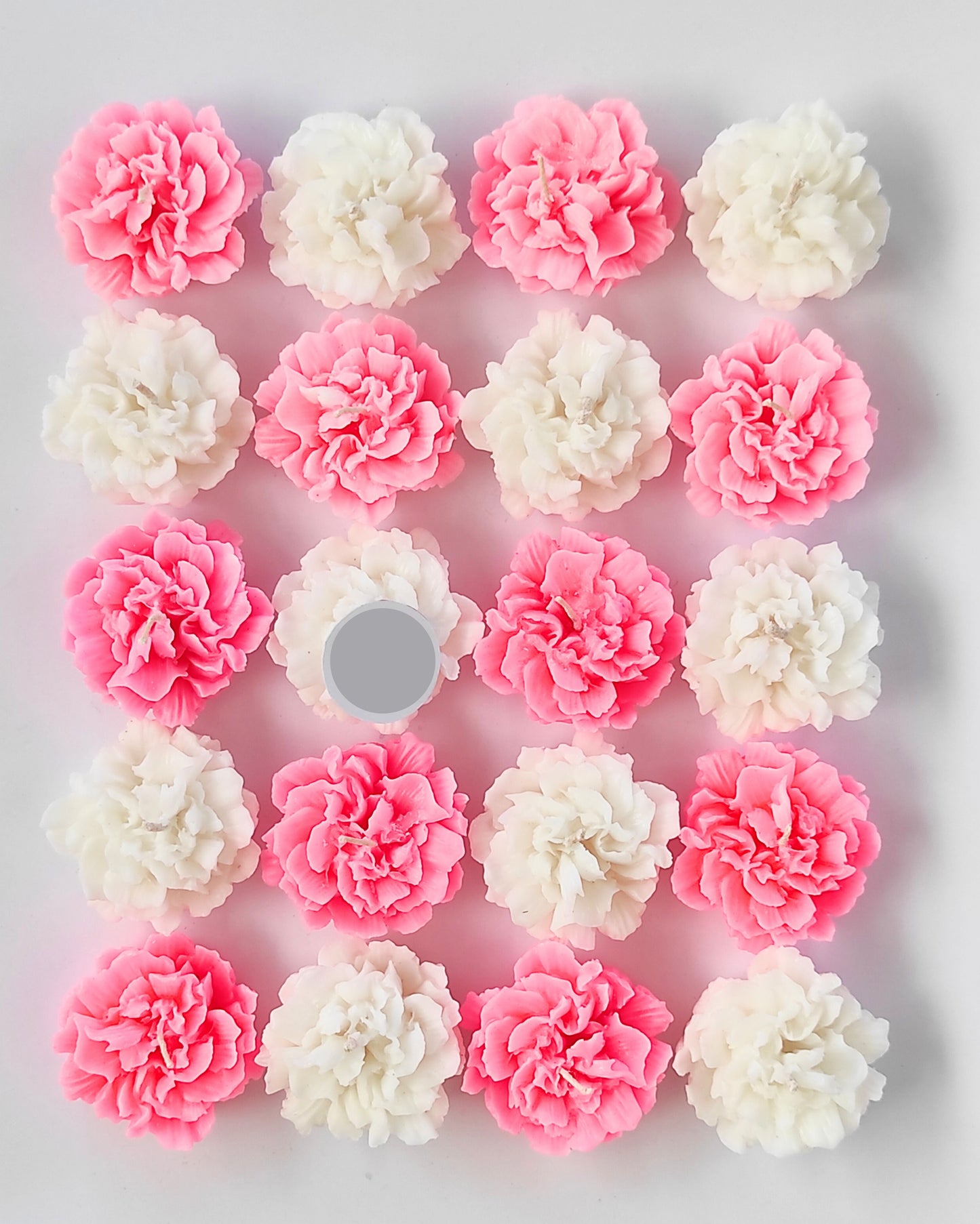 Carnation Flower Candle