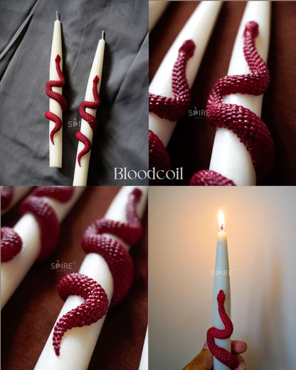 Snake Pillar Candle