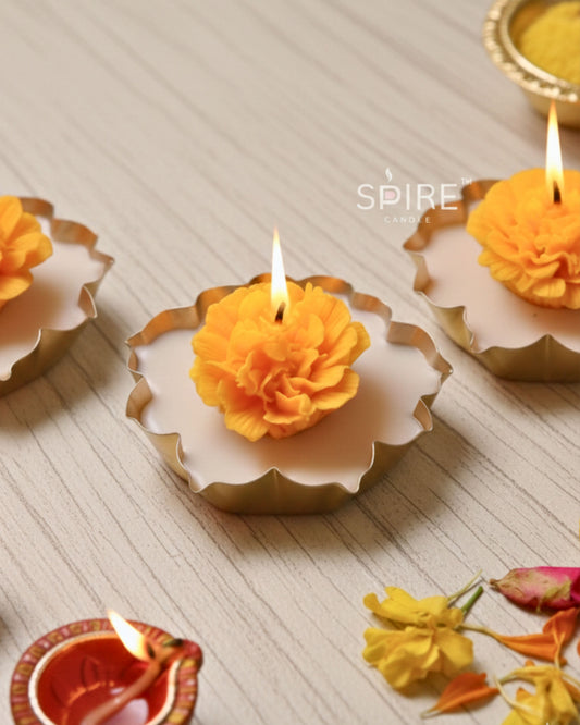 Yellow Carnation Urli Candle