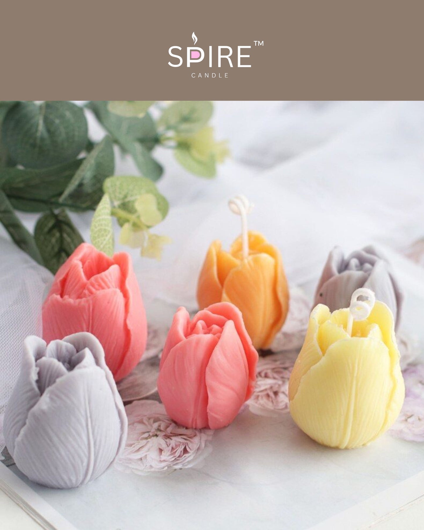 Tulip Flower candel