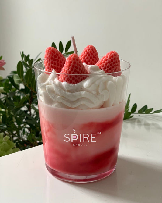 Strawberry  Jar Candle
