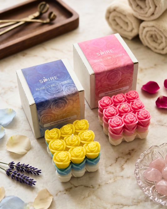 ROSE CUBE CANDLE COMBO