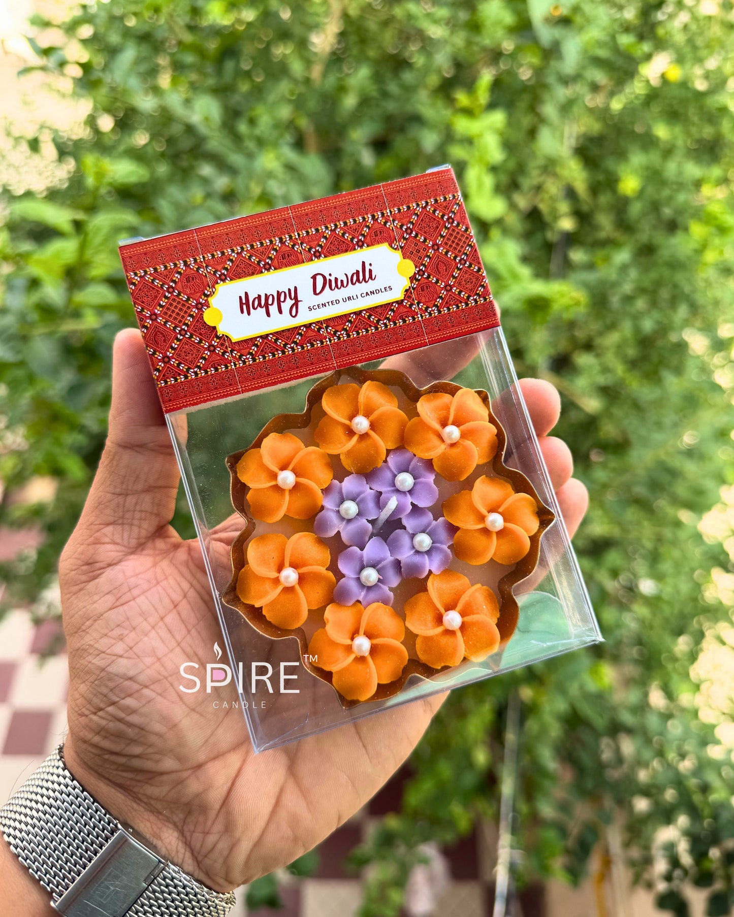 Diwali Candle (3.5 imches urli scented candle)