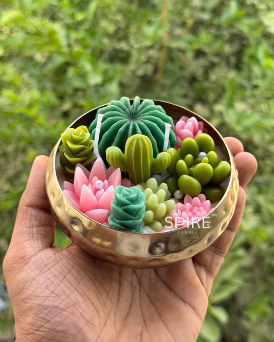 CACTUS 4.5 INCHES URLI SCENTED CANDLE