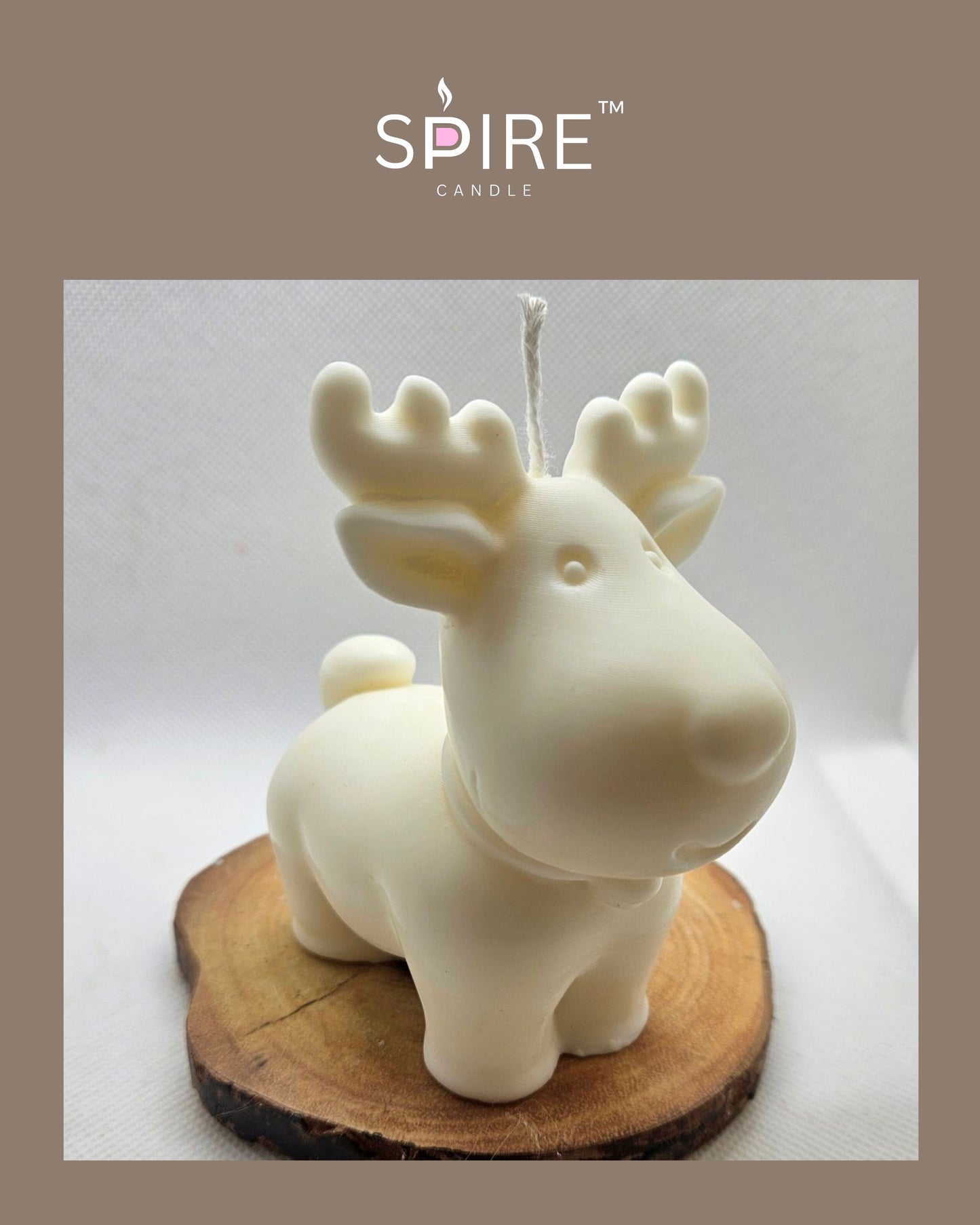 Reindeer Candle