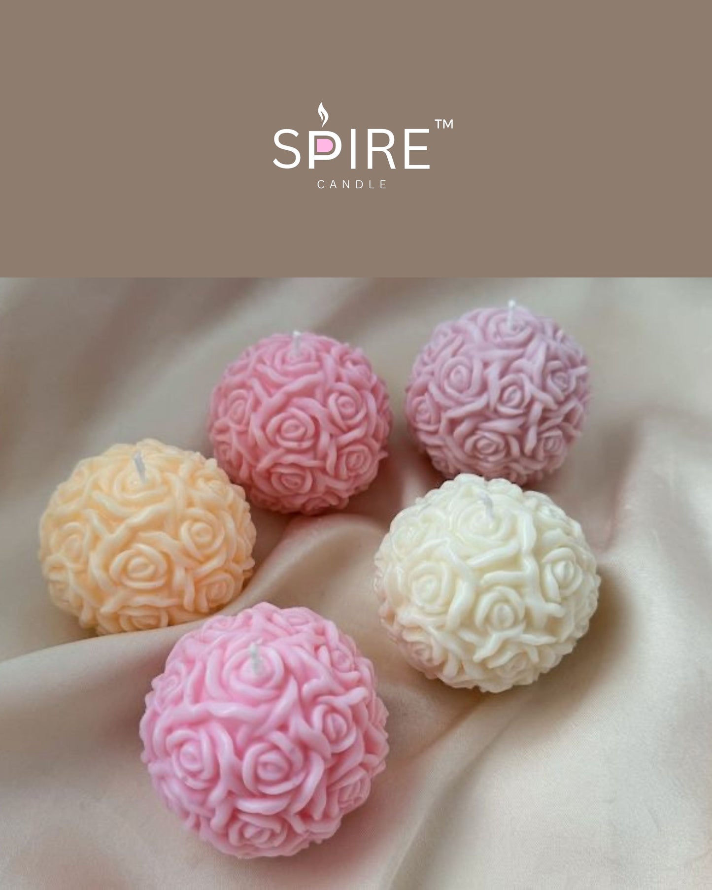 Rose Boll Candle