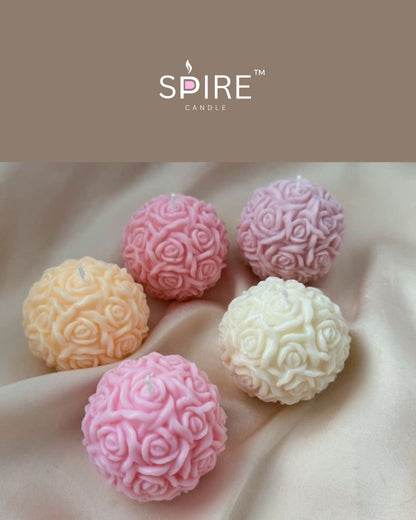 Rose Boll Candle