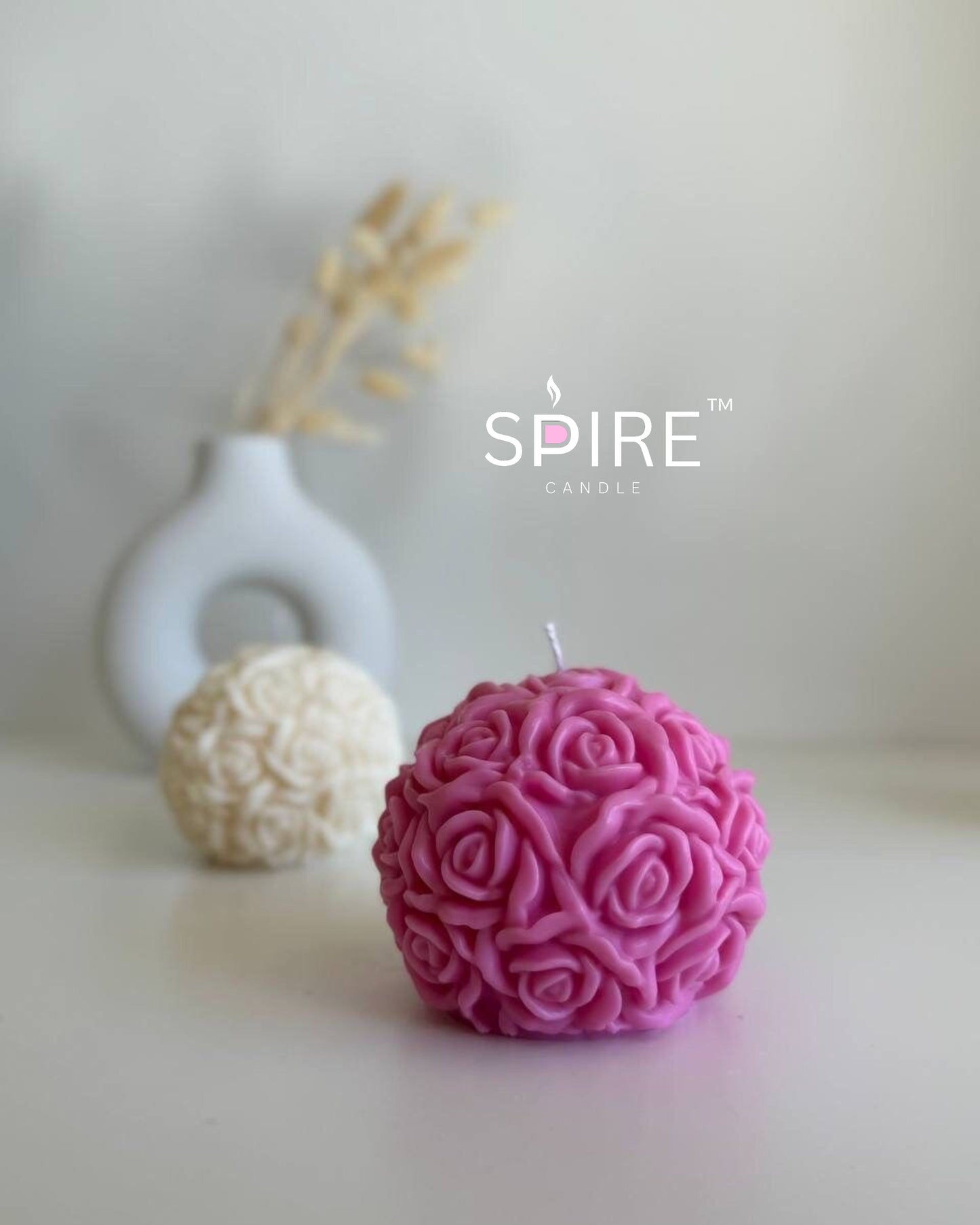 Rose Boll Candle