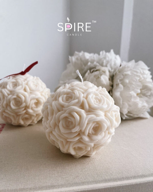 Rose Boll Candle