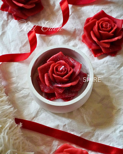 Rose in white jar