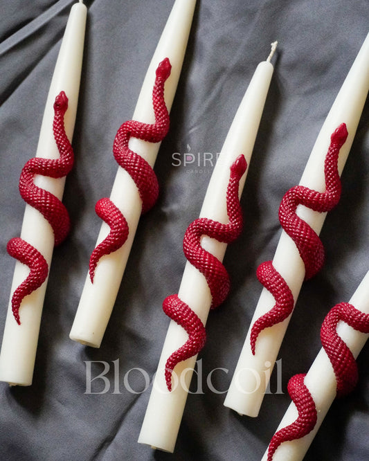 Snake Pillar Candle