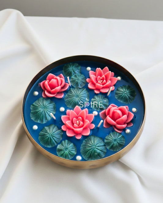 Jal Pushp Glow Urli Candle