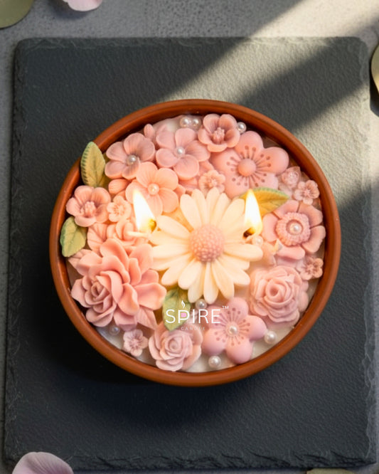 Pink Petal Paradise Candle (Floral Fragrance)