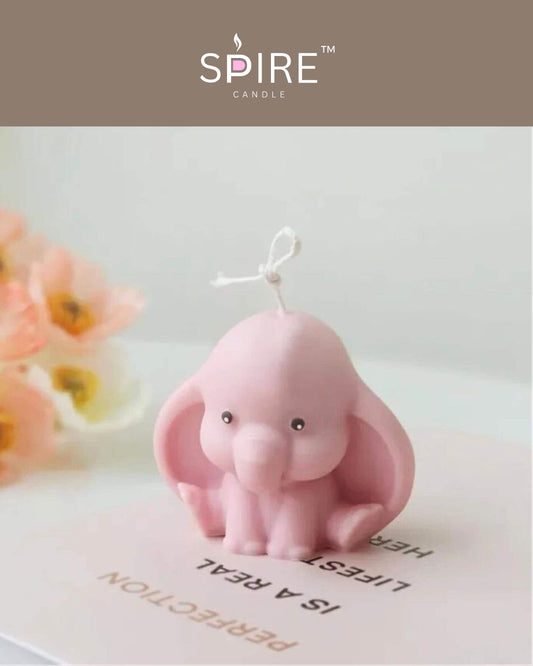 Baby Elephant Candle
