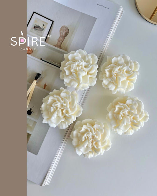 Carnation Flower Candle