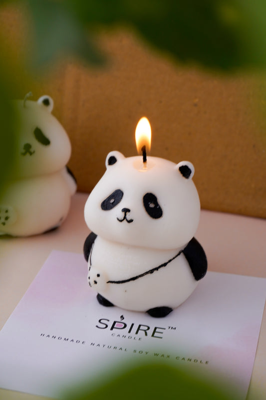 Panda Candle