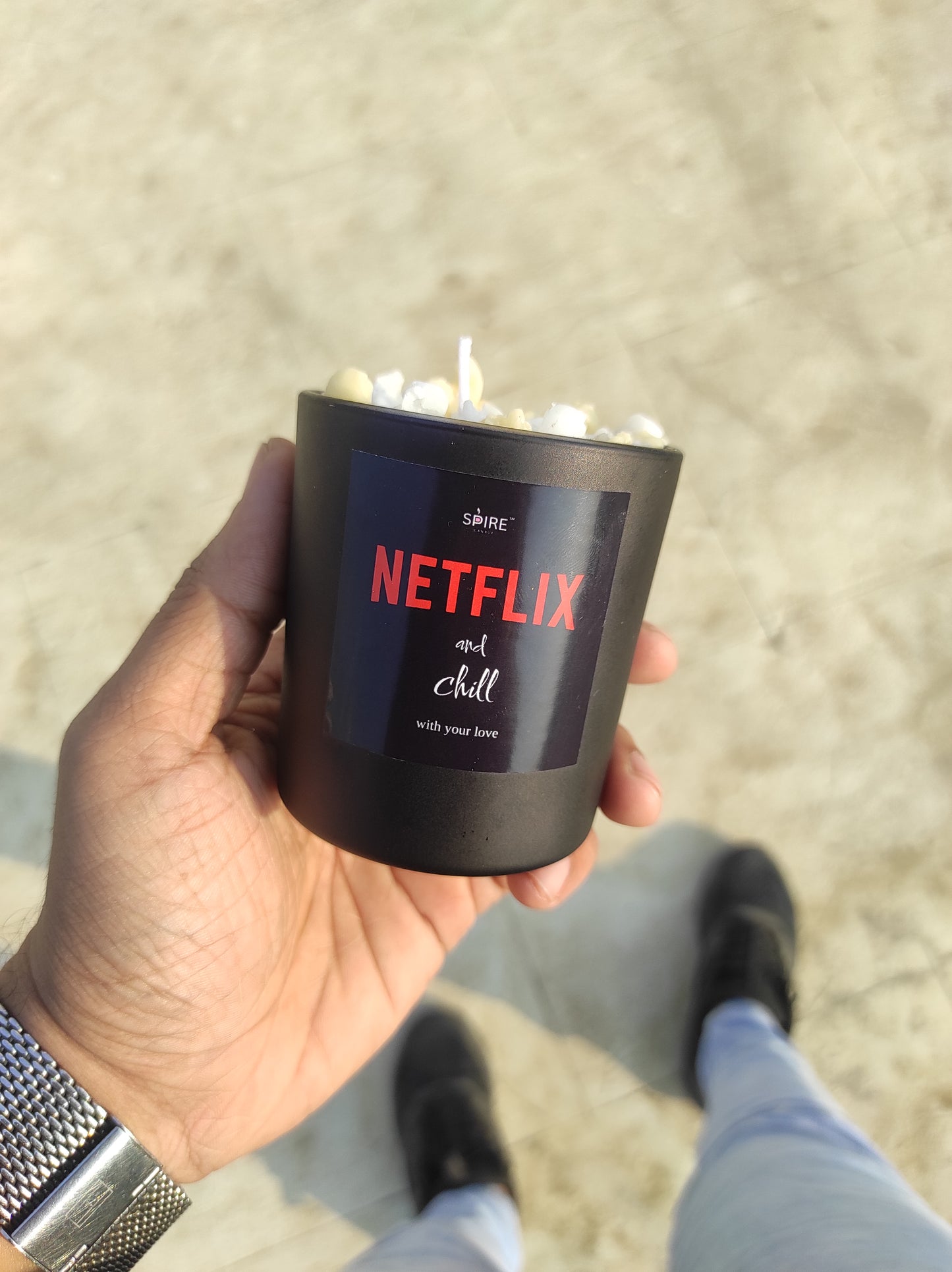 NETFLIX POPCORN CANDLE