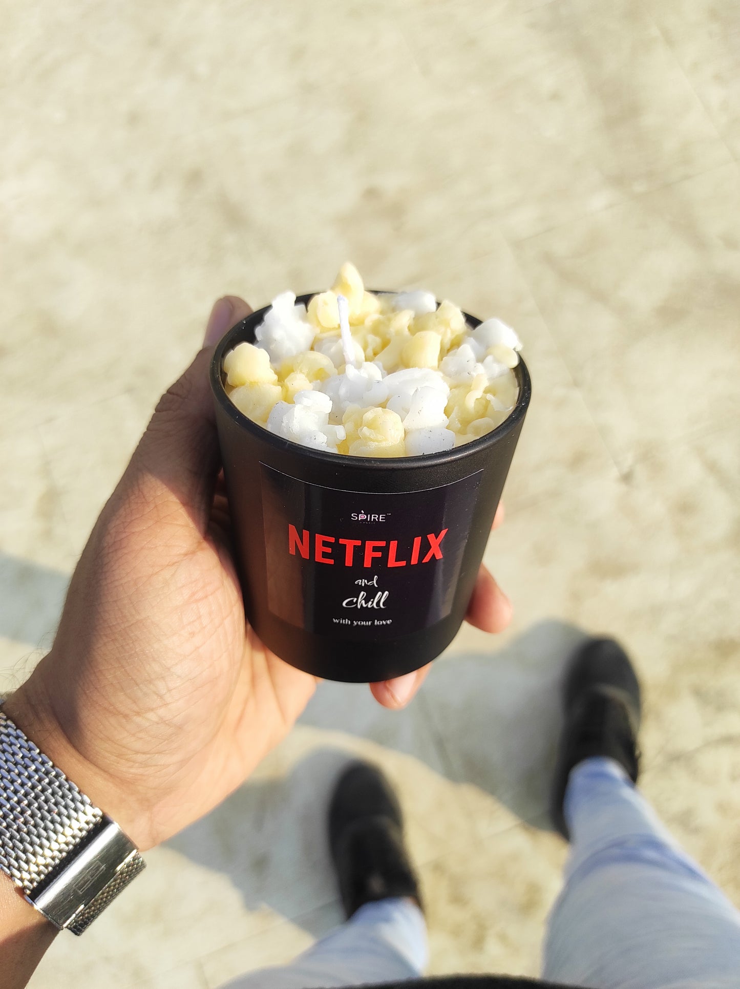 NETFLIX POPCORN CANDLE