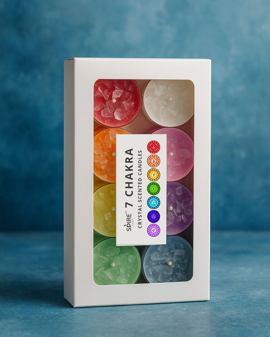 7 Chakra Crystal Scented Candles