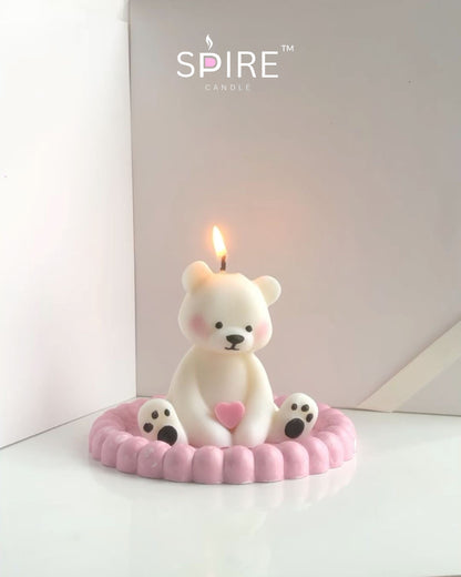 Teddy Candle