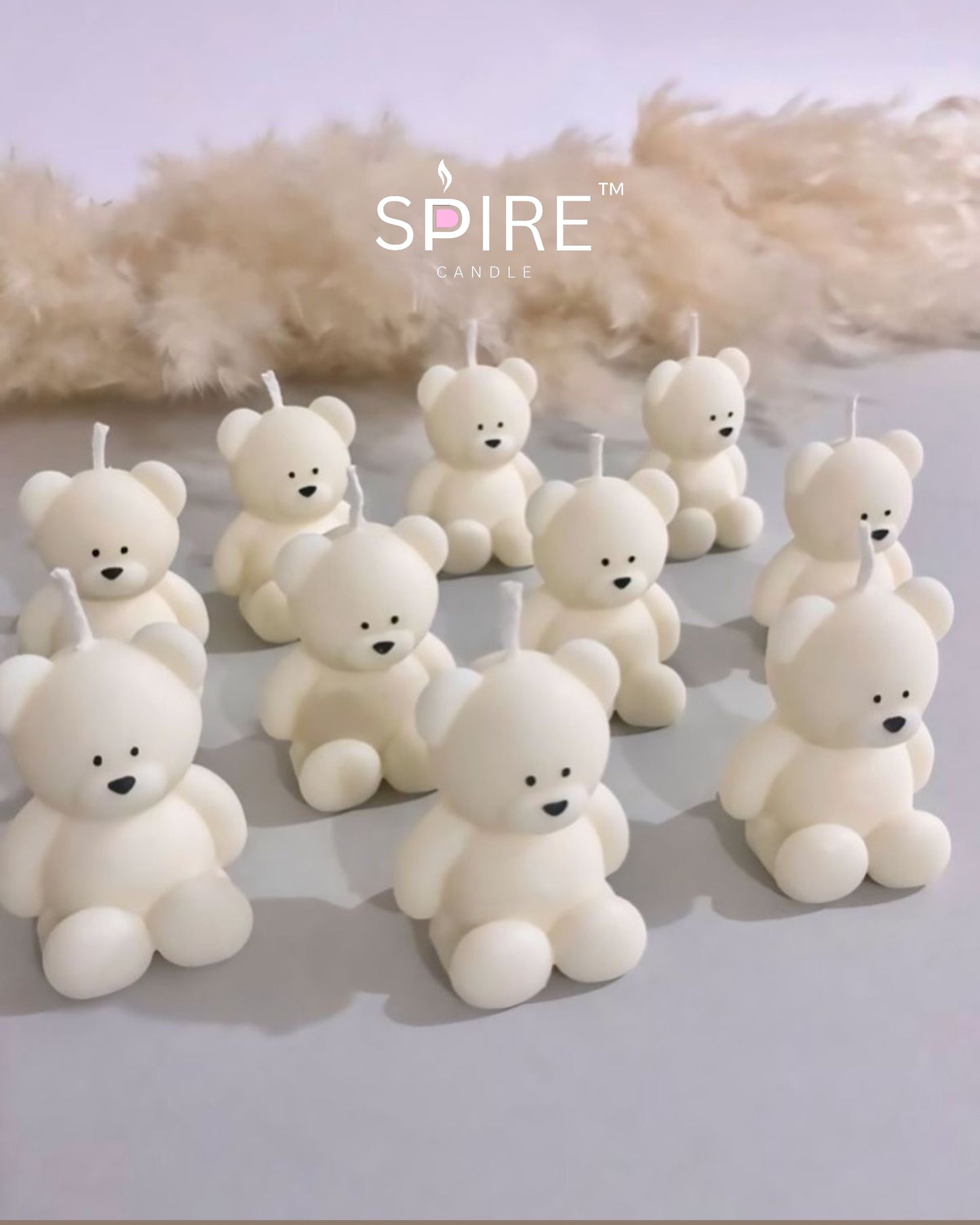Small Teddy Candle