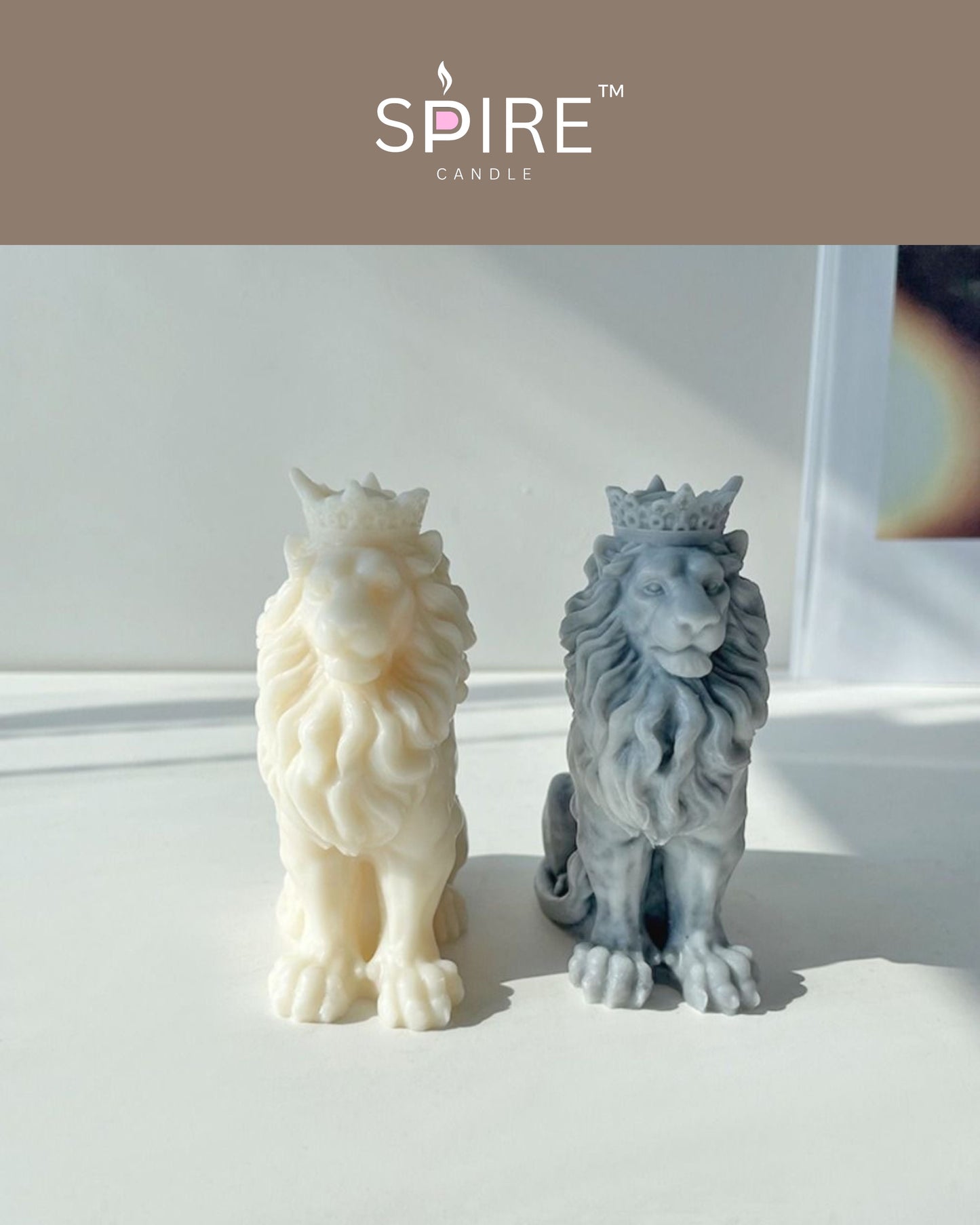 Queen Lion Candle