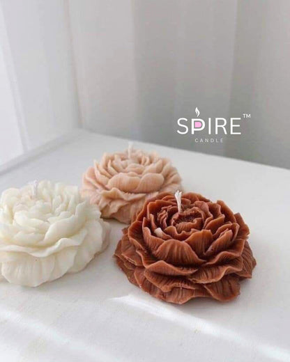 Peony Flower Candle