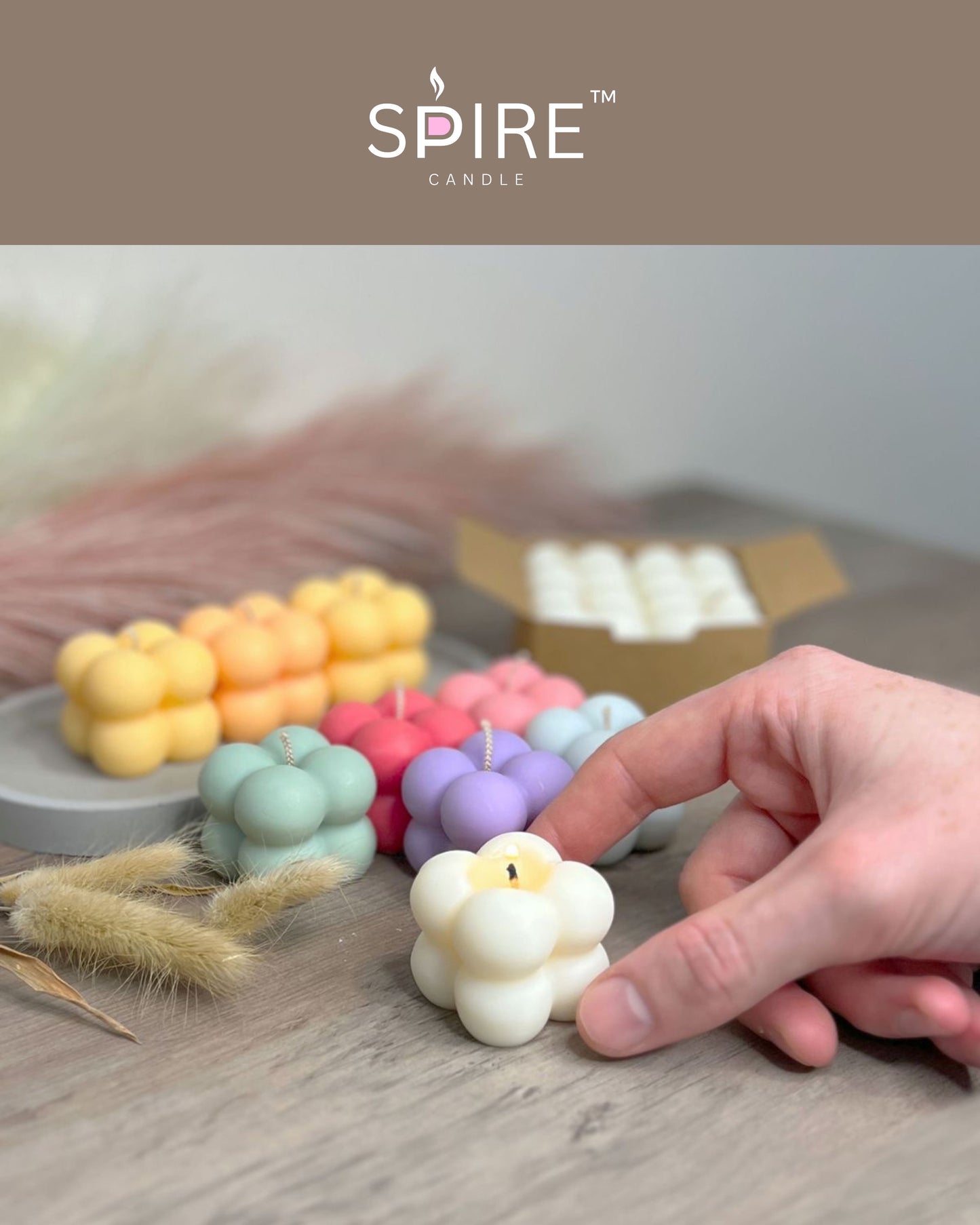 Small Bubble Candle